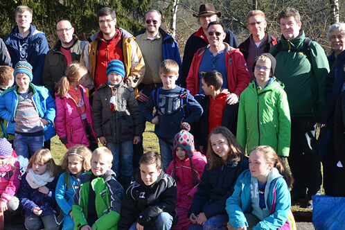 Teilnehmer des Vater-Kind Seminars