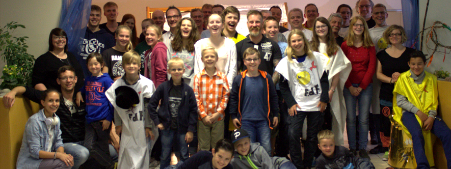 Teilnehmer des Vater-Kind Sommercamps