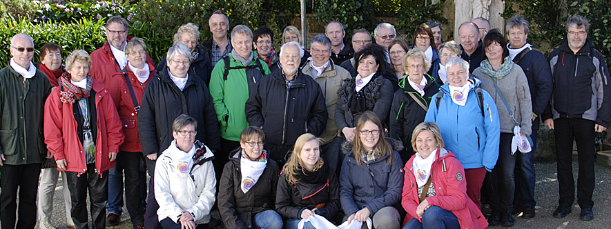 Teilnehmer der Rom-Reise 2015